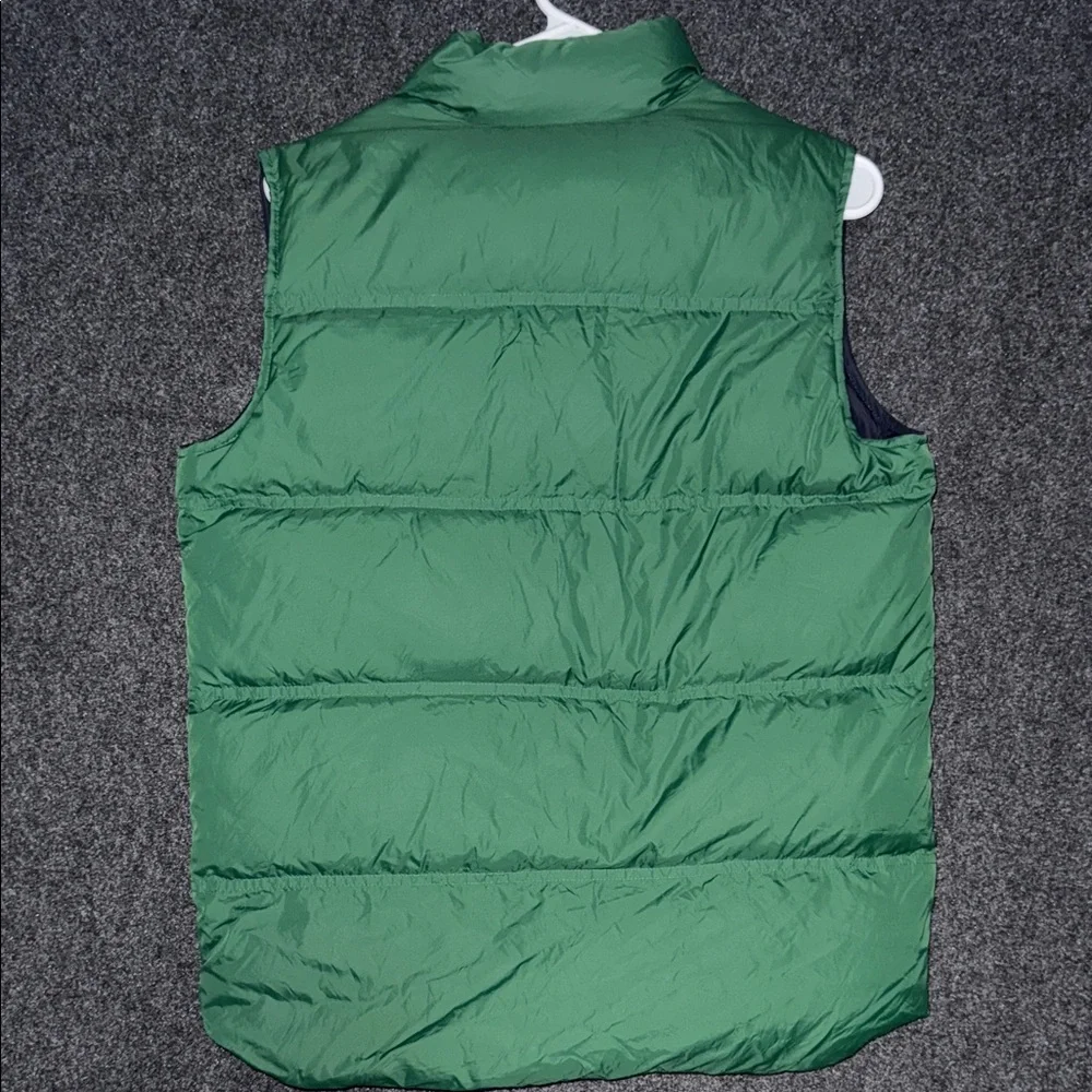 Lands' End Kids Green Puffer Vest